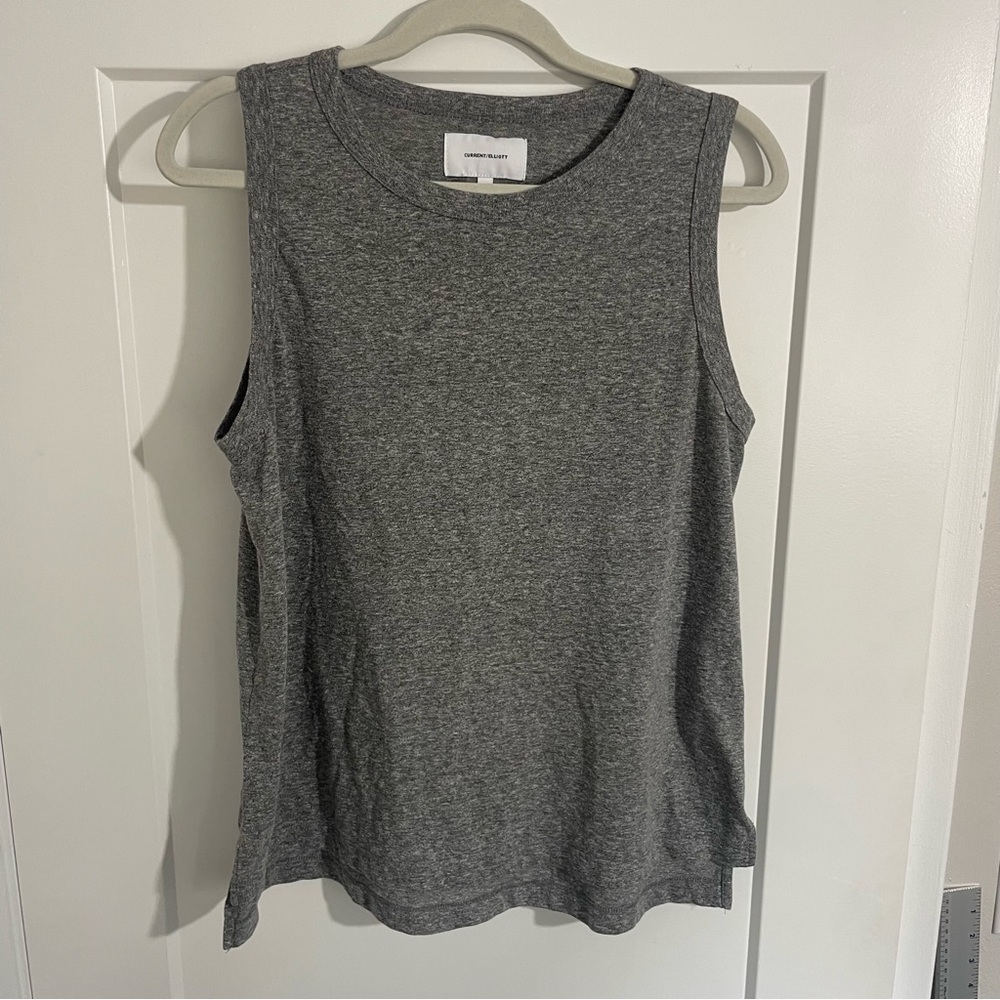 Current/Elliott Heather Grey Muscle Tank
